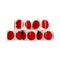 Sertifikat Segel Prestasi Timbul Stiker Segel Self Adhesive Foil Emas Merah