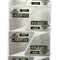 Stiker Label Metalik Matte Silver Polyester PVC Untuk Elektronik