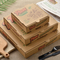 Dicetak Karton Bergelombang Pizza Takeaway Box Kemasan Kontainer