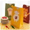 Gelebor Kraft Paper Kartun Tas Kemasan Makanan Sekali Pakai Untuk Roti Permen Kacang Snack