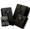 Gelebor Pearlescent Black Cardboard Gift Packing Box Untuk Garment