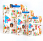 Anak Hewan Kartun Karton Tas Belanja Pembungkus Kado Ulang Tahun 150gsm