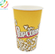 Kemasan Makanan Sekali Pakai Ramah Lingkungan Bulat Popcorn Paper Cups Bucket 24oz