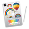 Personalized BOPP Rainbow Kiss Cut Stiker Mencetak untuk Stiker Dinding