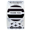 Warna CMYK Die Cut yang Disesuaikan Terima Kasih Label Stiker Roll Untuk Bisnis Kecil