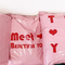 100micron Pink polythene Plastic Mailing Bags Pengiriman Kemasan Ekspres Untuk Pakaian