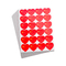 Stiker Bendera Merah Bintang Lima Runcing Merah Untuk Dekorasi Iklan