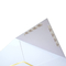 Amplop Undangan Pernikahan Logo Desain Putih Kustom Dengan Garis Tepi Foil Emas