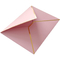 Rose Gold Pink Bronzing Paper Envelope Logo Kustom
