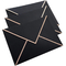 Uv Bronzing Logo Black Card Kraft Paper Envelope Untuk Bisnis